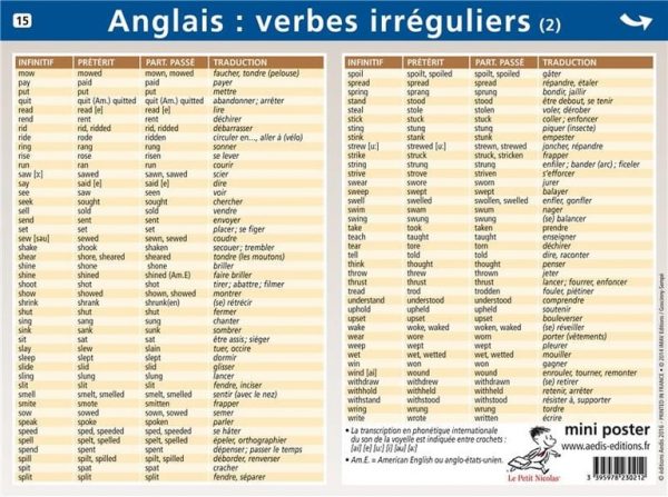 liste-verbes-irreguliers-anglais